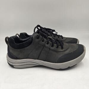 Clarks Unstructured Wavewalk Wave Walk Black Waterproof Sneaker Shoes Women’s 6W